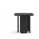 Crni pomoćni stol Teulat Arq