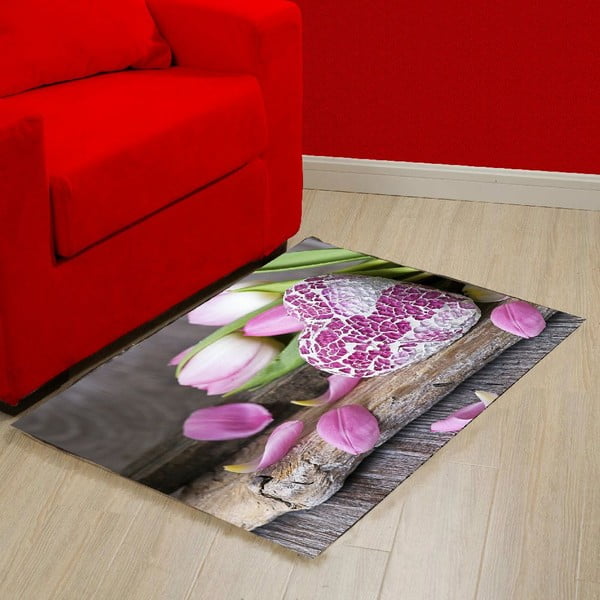 Otirač od vinila Purple Love, 52 x 75 cm-image-3