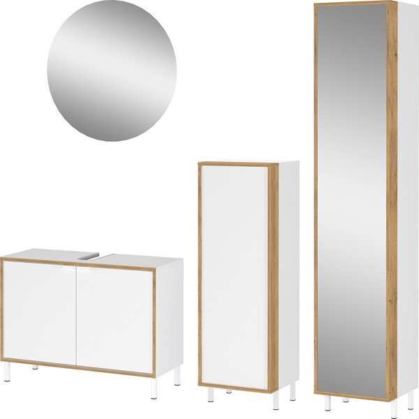 Bijeli set namještaja za kupaonicu Topeka – Germania