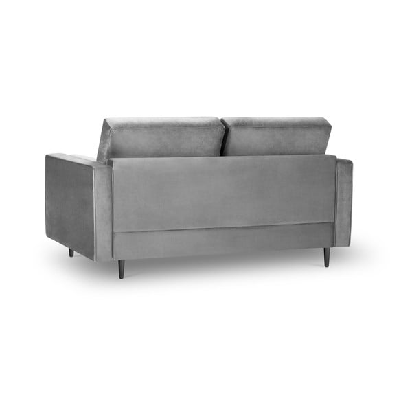 Svijetlosiva baršunasta sofa Milo Casa Santo, 174 cm-image-4