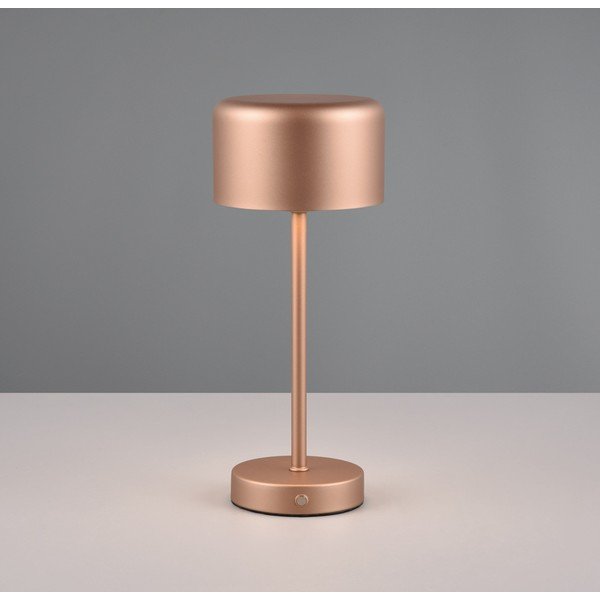 LED stolna lampa s mogućnošću zatamnjivanja u bakrenoj boji (visina 30 cm) Jeff – Reality-image-1