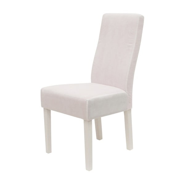 Bijela stolica za blagovanje s bijelim nogama Canett Titus