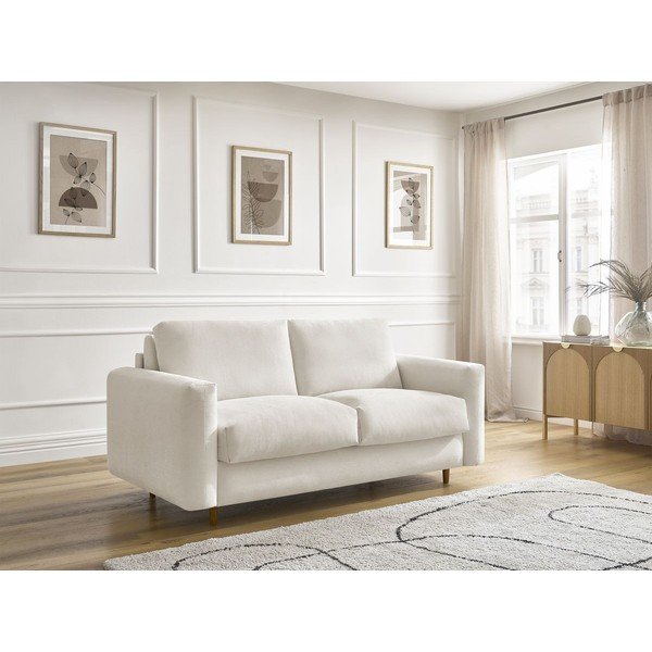 Bež sofa za spavanje/sklopiva 200 cm Cocoone – Bobochic Paris-image-1