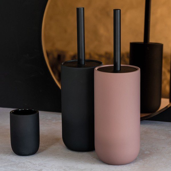 Crna keramička WC četka Lotus - Mette Ditmer Denmark-image-1