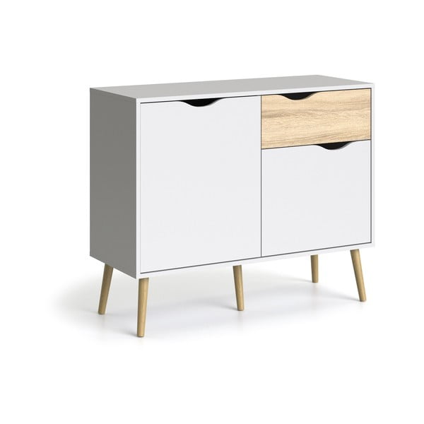 Bijela komoda Tvilum Oslo, 99 x 82 cm-image-3