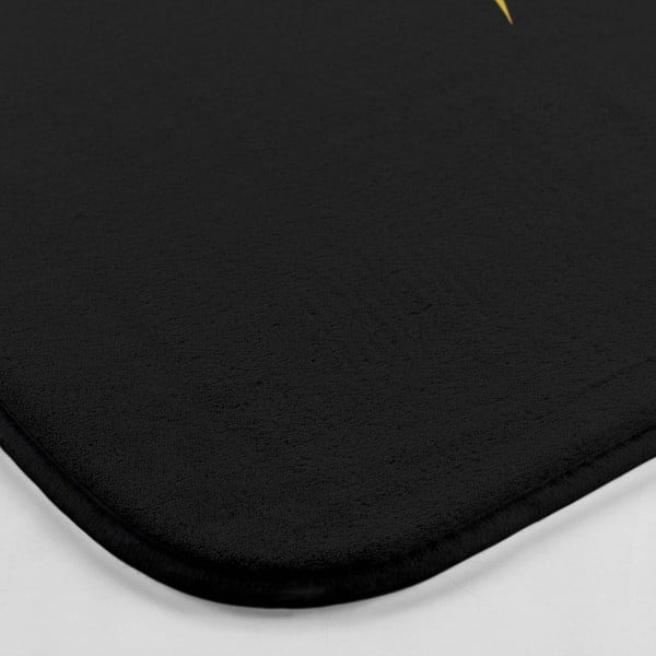 Crna/u zlatnoj boji kupaonska prostirka 45x75 cm Orbella – douceur d'intérieur-image-2