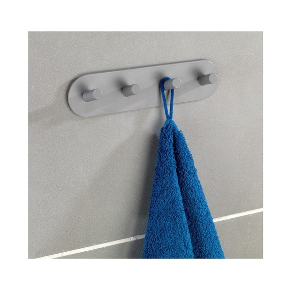 Siva zidna vješalica s 4 kukice Wenko Piceno-image-4