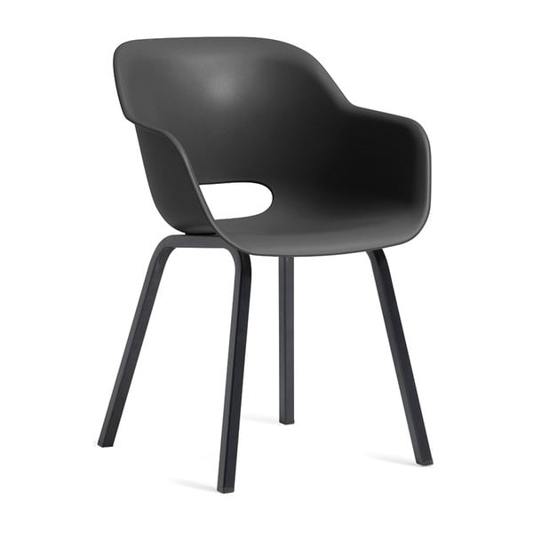 Antracitno sive metalne/plastične vrtne stolice u setu 2 kom Noa Duo – Keter