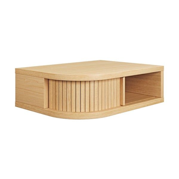 Noćni ormarić u dekoru hrasta u prirodnoj boji Farsta – Woodman-image-2