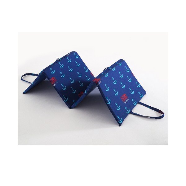 Plavi vrtni jastuk za sjedenje za ležaljku 49x137 cm   Anchors – B.E.S.-image-1