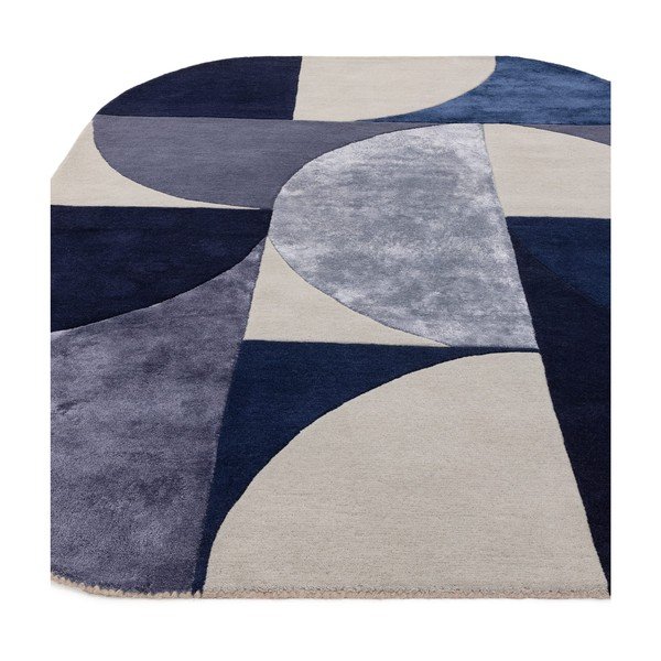 Tamno plavi vuneni tepih 160x230 cm Indigo – Asiatic Carpets-image-3