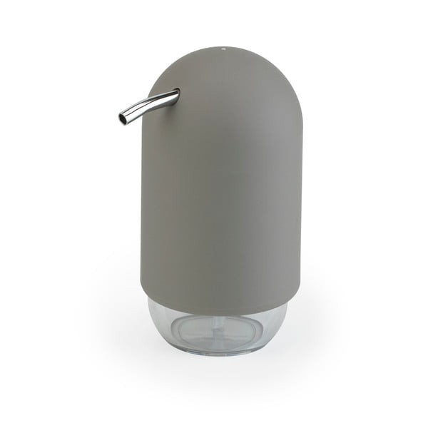 Sivi plastični dozator za sapun 230 ml Touch - Umbra