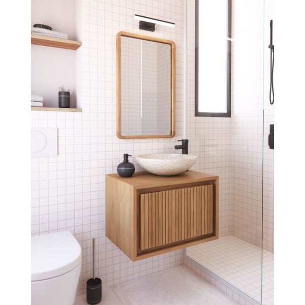 Crna LED zidna lampa Vissia - Kave Home-image-2