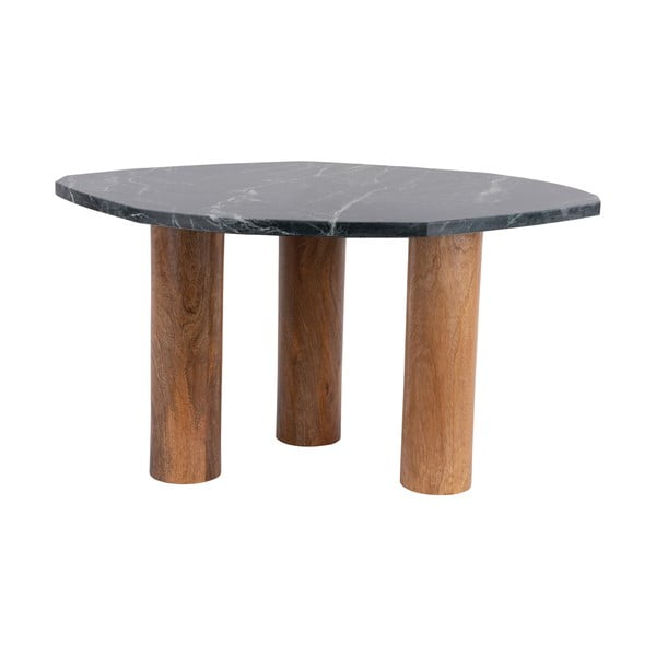 Pomoćni stol s pločom stola u mramornom dekoru 50x75 cm Organic   – Leitmotiv