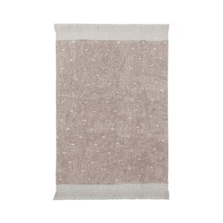 Bež periv/ručno rađen pamučan tepih 140x200 cm Woods Symphony Linen – Lorena Canals