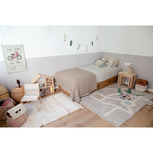 Ružičasti/krem periv/ručno rađen pamučan tepih 90x130 cm Lanes Vintage Nude – Lorena Canals-image-3