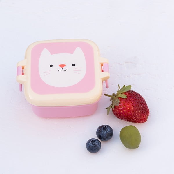 Ružičasta kutija za užinu Rex London Cookie the Cat-image-2