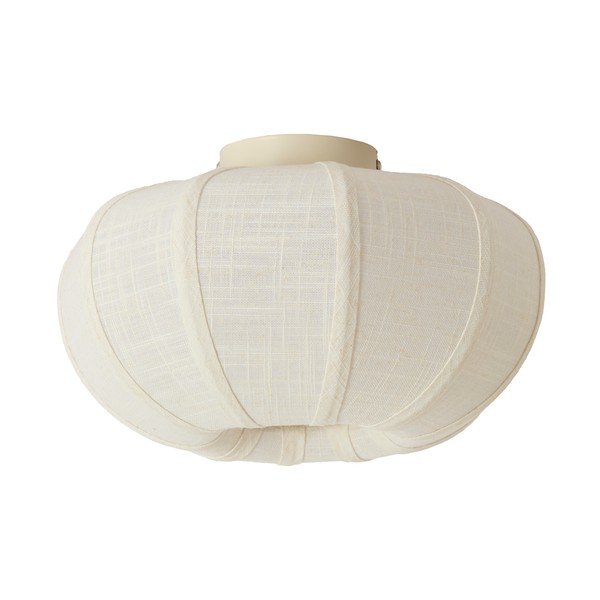 Krem stropna svjetiljka s tekstilnim sjenilom ø 30 cm Zosia – Light & Living