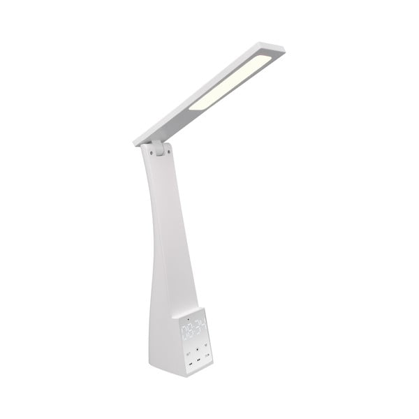 Bijela LED stolna lampa s tajmerom (visina 45 cm) Linus – Trio