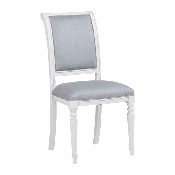 Blagovaona stolica od bijele bukve s plavo-sivim presvlakama Rowico Mozart