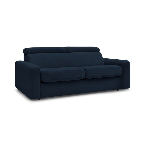Tamno plava sklopiva sofa 195 cm Monaco – Bobochic Paris-image-3