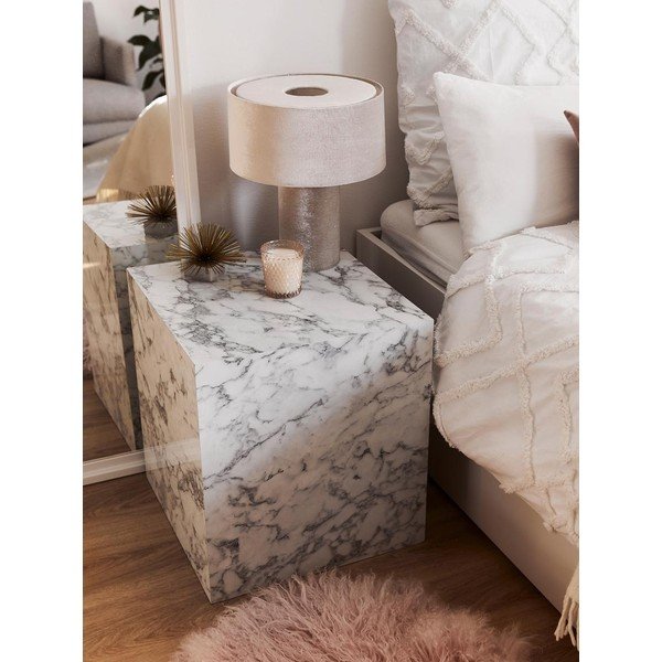 Pomoćni stolić u mramornom dekoru Westwing Collection Lesley-image-4