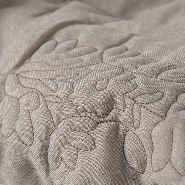 Smeđe-sivi prošiven prekrivač 240x260 cm – Ixia-image-2