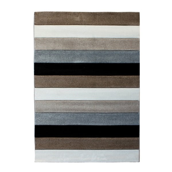 Sivo-smeđi tepih Tomasucci Lines, 160 x 230 cm