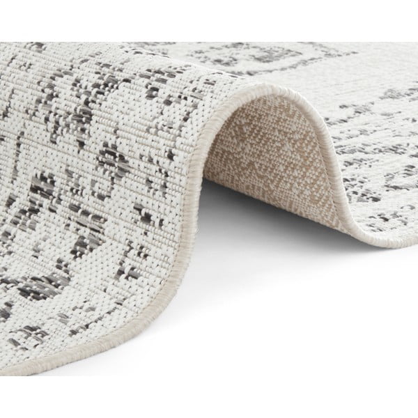 Sivo-krem vanjski tepih NORTHRUGS Tilos, 120 x 170 cm-image-2