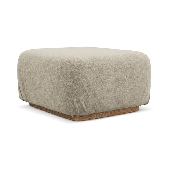 Bež modularni tabure od bouclé tkanine Ailani – Makamii-image-2