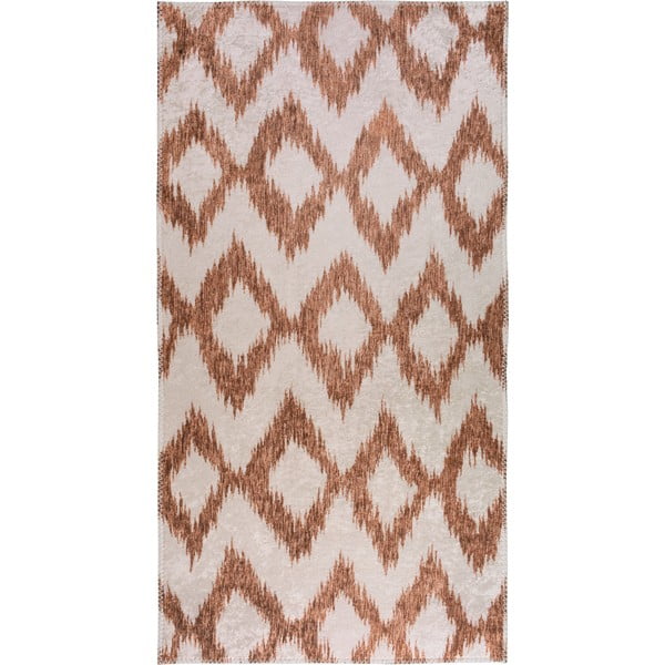 Bijelo-narančasti perivi tepih 160x230 cm - Vitaus