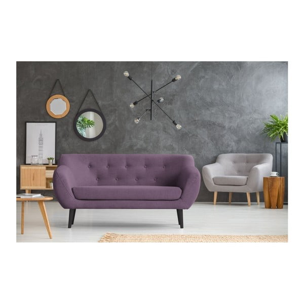 Ljubičasta sofa Mazzini Sofas Pijemont, 158 cm-image-4