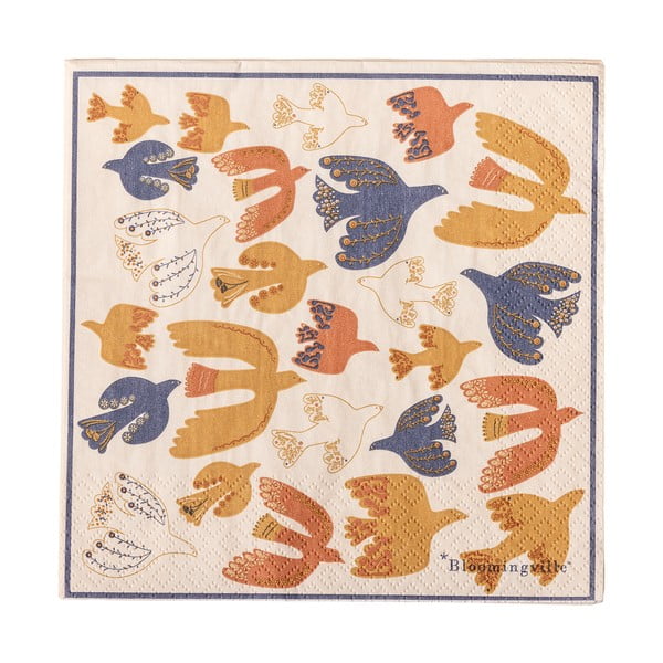 Papirnati ubrusi u setu 20 kom 33x33 cm Anniversary – Bloomingville-image-2
