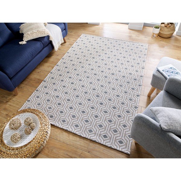 Bež-sivi pamučni tepih Flair Rugs Bombax, 114 x 170 cm-image-4