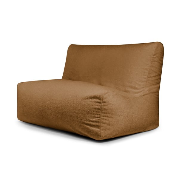 Smeđa vreća za sjedenje od bouclé tkanine Sofa Seat Lounge – SLOWDOWN