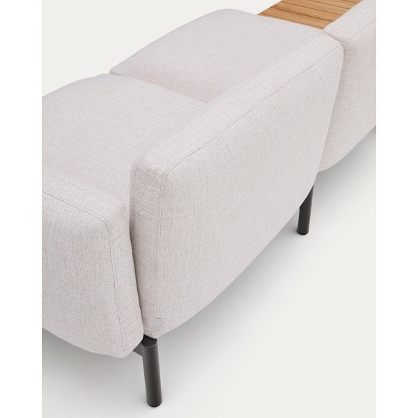 Bež podstavljena vrtna sofa Sorells – Kave Home-image-4