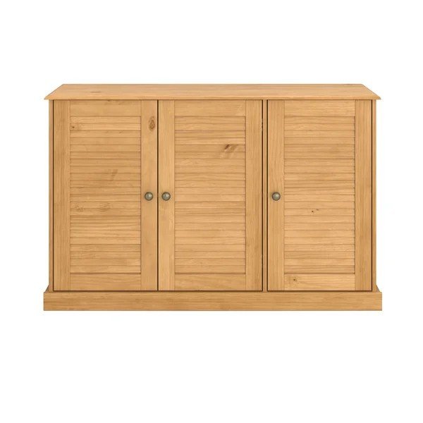 Komoda od masivnog bora u svijetloj prirodnoj boji 125x80x38 cm Edith – Støraa