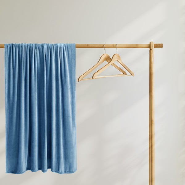 Tamnoplava deka od mikrovlakana DecoKing Mic, 160 x 210 cm-image-4