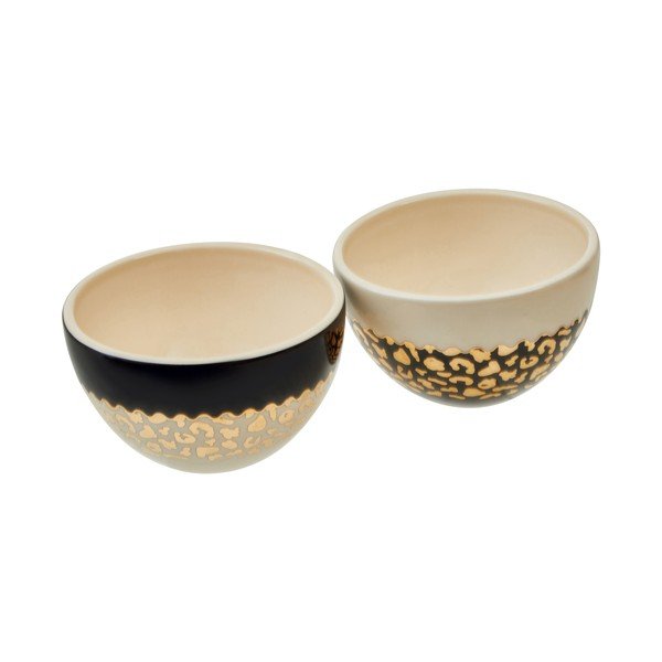Krem/u zlatnoj boji zdjelice u setu 2 kom od kamenine 180 ml London – Premier Housewares-image-4