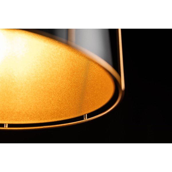 Crna viseća svjetiljka s metalnim sjenilom ø 32 cm Goa – GTV-image-4