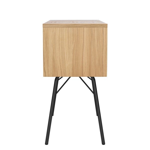 Noćni ormarić u dekoru hrasta Rayburn - Woodman-image-4