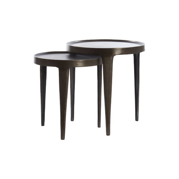 Metalni okrugli pomoćni stol ø 43 cm Tobias – Light & Living