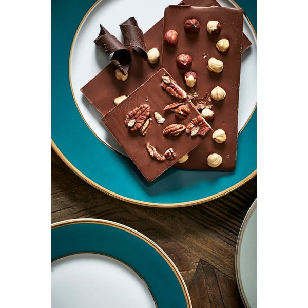 Desertni porculanski tanjur u boji petroleja ø 20,5 cm Ginger - Côté Table-image-2