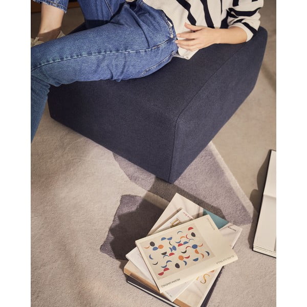 Tamno plavi modularni tabure Neom – Kave Home-image-3