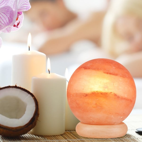 Narančasta solna lampa, visina 16 cm Sally - LAMKUR-image-2