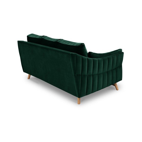 Tamnozelena sofa od baršuna Interieurs 86 Elysée, 232 cm-image-3