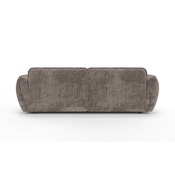 Smeđe-siva kutna garnitura od šenila (s desnim kutom/s ležaljkom) Nelia – Ropez-image-4