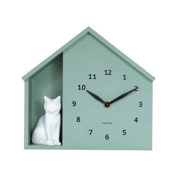 Zidni sat Sitting Cat – Karlsson