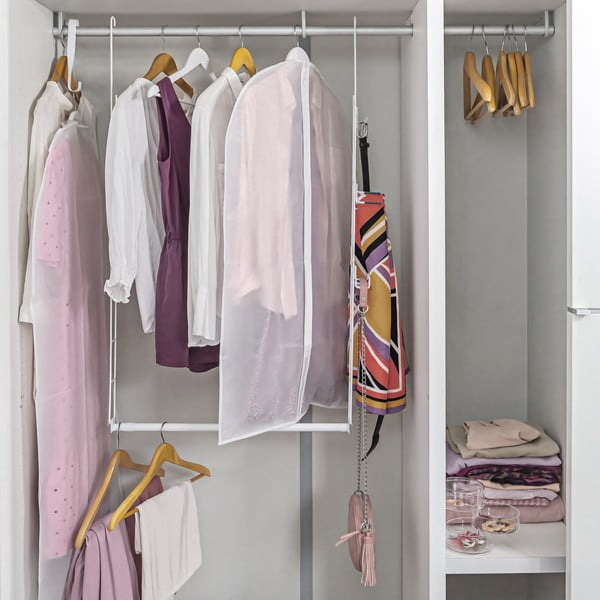 Bijela zaštitna navlaka za haljine Compactor Milky-image-1