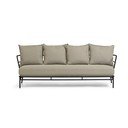 Bež vrtna sofa s metalnom konstrukcijom Kave Home Mareluz